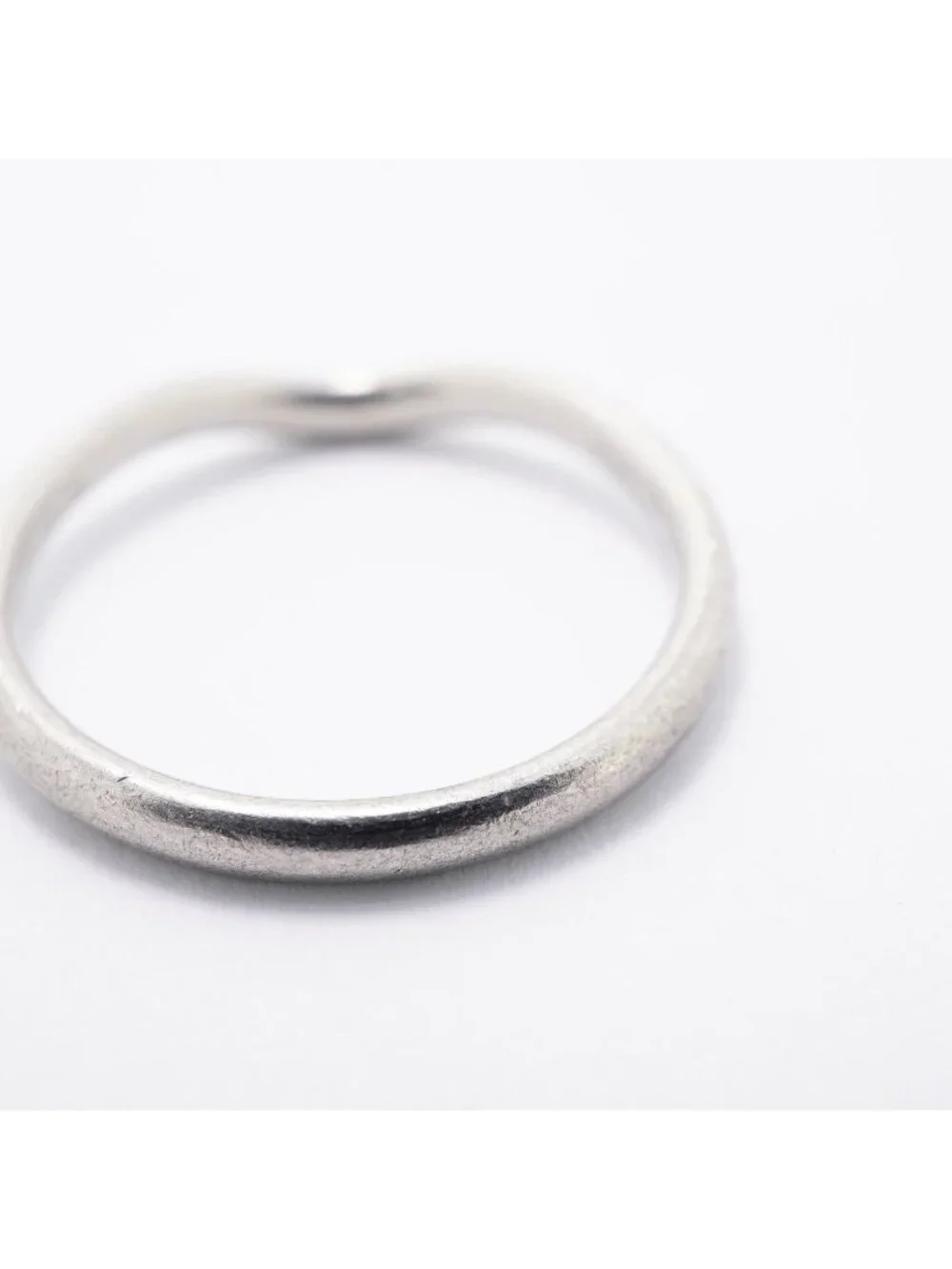 Tiffany & Co Ring Curved Band Platinum